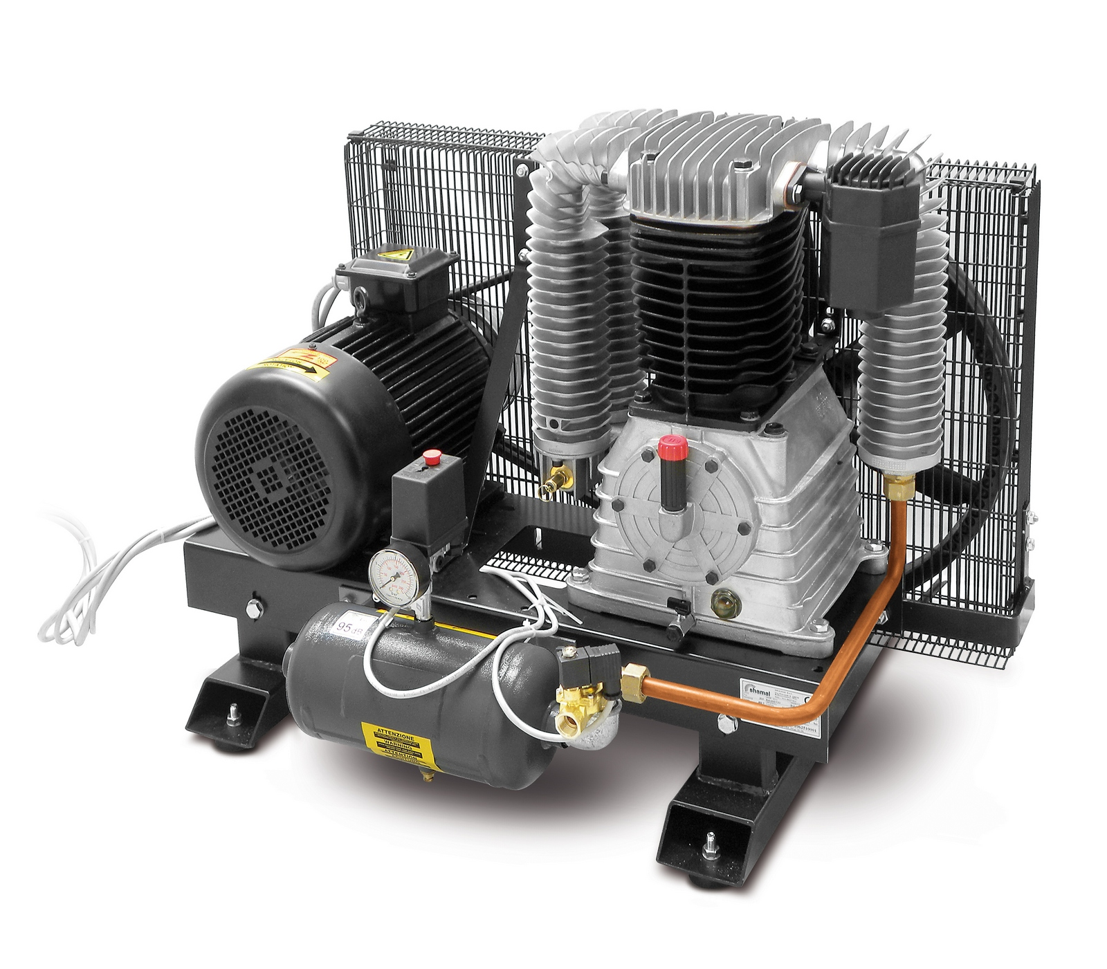 BASE AIR 1070-11-3T - Přístavný pístový kompresor Base Air 7,5 kW