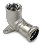 INOX PRESS-Ukončení na zeď 18mm i x1/2"i