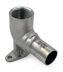 INOX PRESS-Ukončení na zeď odsazené 18mm a x1/2"i