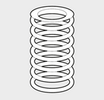 Pružina FRL-M  REG/FR 3/4-1 0-4 bar